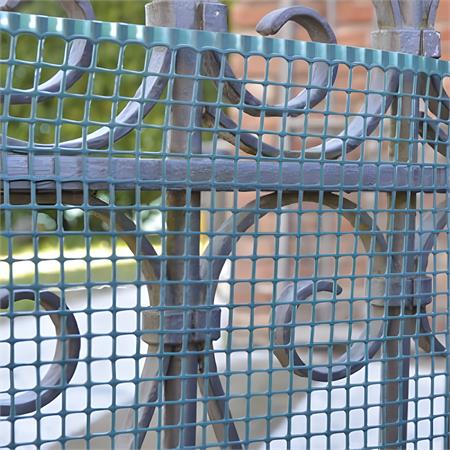 rete in plastica per recinzioni quadra bianca 1x5 maglia 10x11