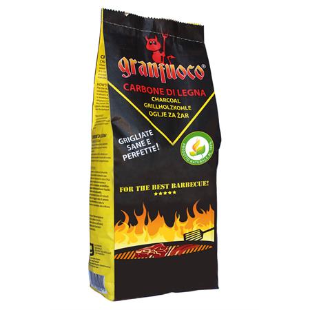 carbone di legna granfuoco sacco 3kg
