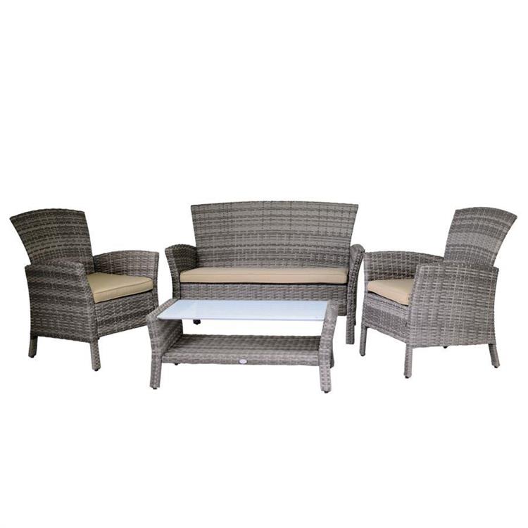 SALOTTO AMALIA POLYRATTAN GRIGIO