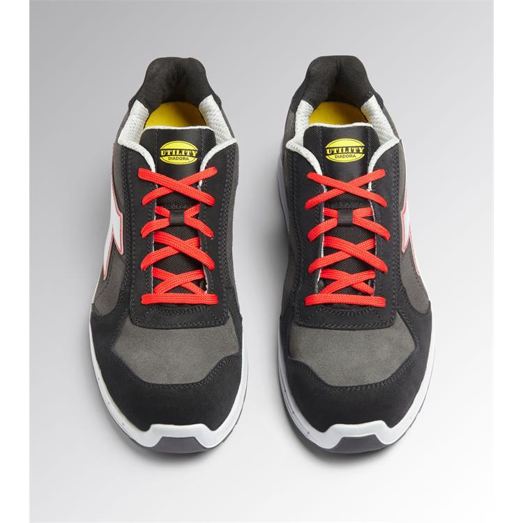 SCARPA DIADORA RUN NET AB LOW S3 ASPHALT/RED 44