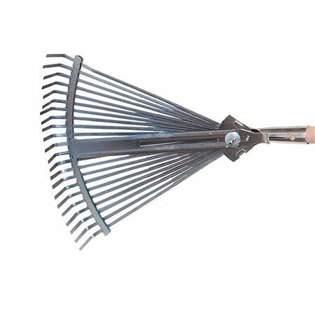 scopa raccogli foglie hasso 22 denti piatti regolabile