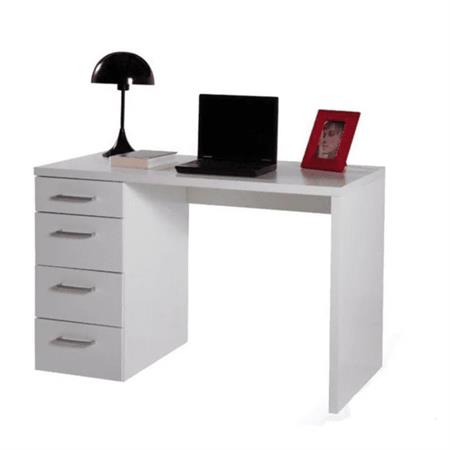scrivania ufficio e studio 4 cassetti 110x60x74 bianco
