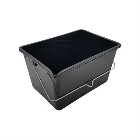 secchio in plastica rettangolare 12lt nero