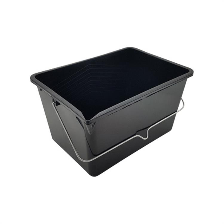 SECCHIO IN PLASTICA RETTANGOLARE 12LT NERO