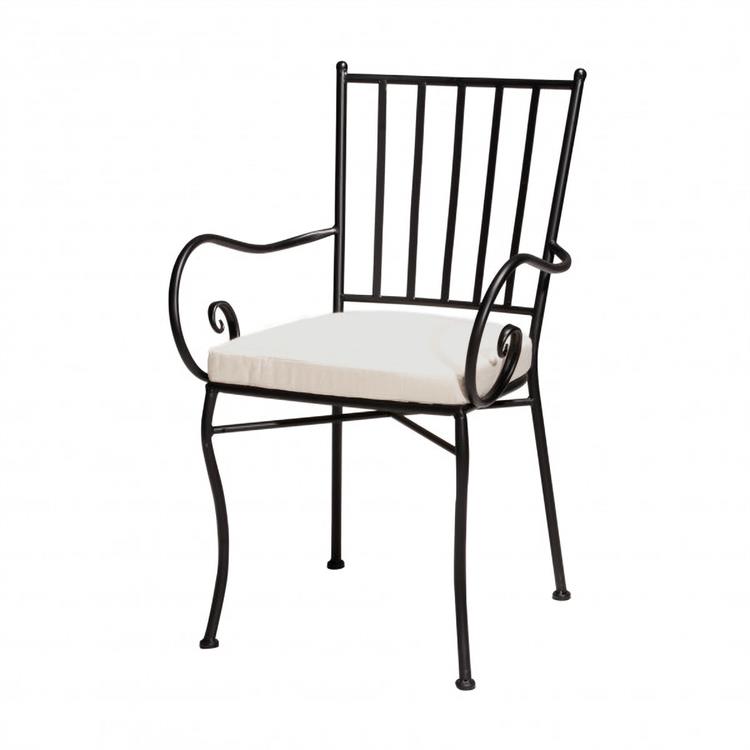 SEDIA DA GIARDINO IN METALLO 