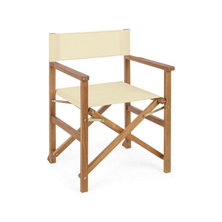 SEDIA REGISTA IN LEGNO BIZZOTTO NOEMI ECRU