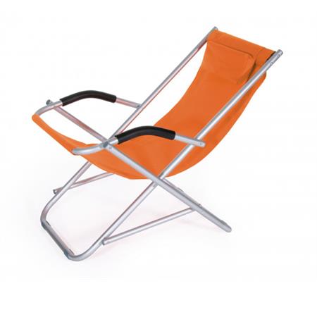 sedia sdraio basculante verdelook formentera arancione