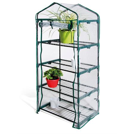 verdelook serra da balcone in metallo 4 ripiani