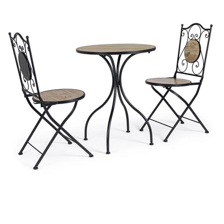 set tavolo e sedie da giardino bizzotto kansas