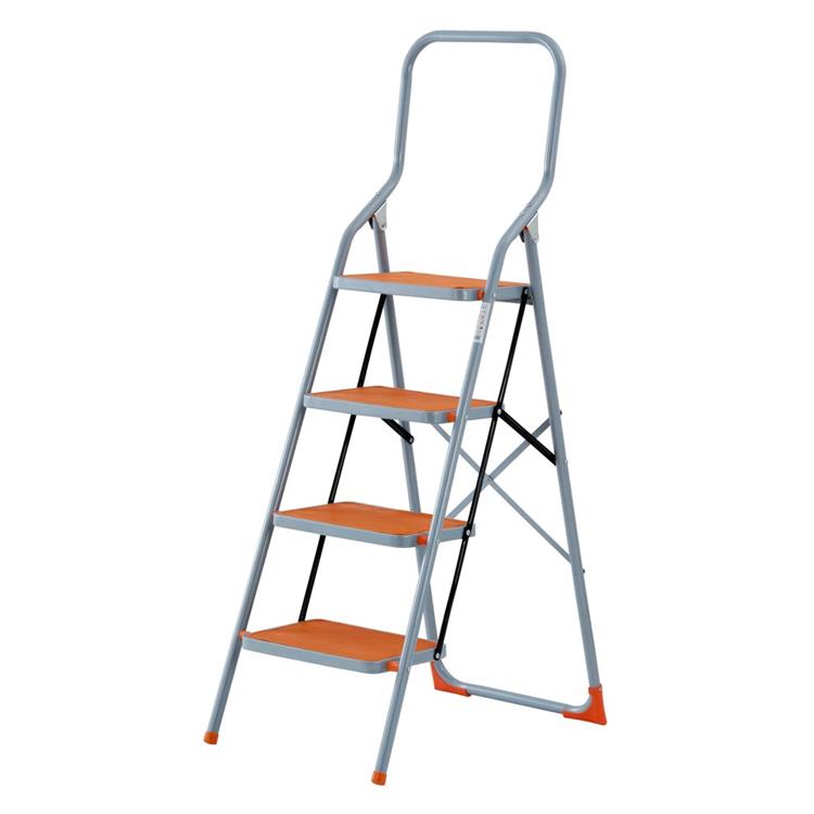 SGABELLO IN ACCIAIO CON 4 GRADINI LARGHI - 