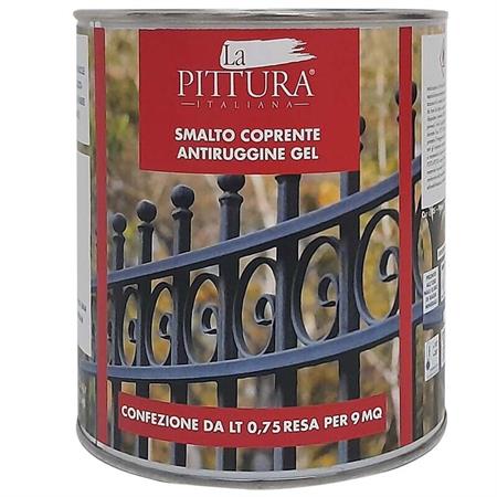 smalto antiruggine gel la pittura italiana verde bosco 750 ml