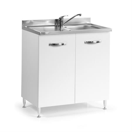 mobile sottolavello cucina 80cm bianco