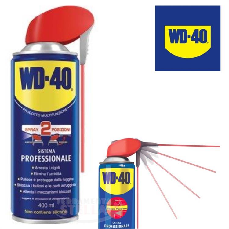 SPRAY WD40 SBLOCCANTE LUBRIFICANTE MULTIFUNZIONE 400ML