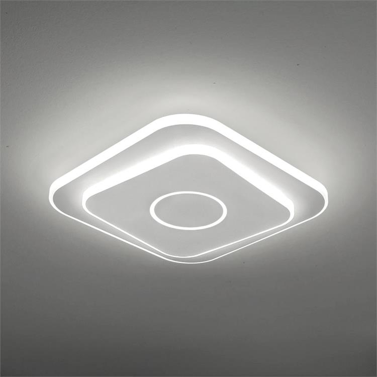 SQUARE 2 - PLAFONIERA A SOFFITTO LED - 21W - 3000K/4000K - 1530 LUMEN MAX