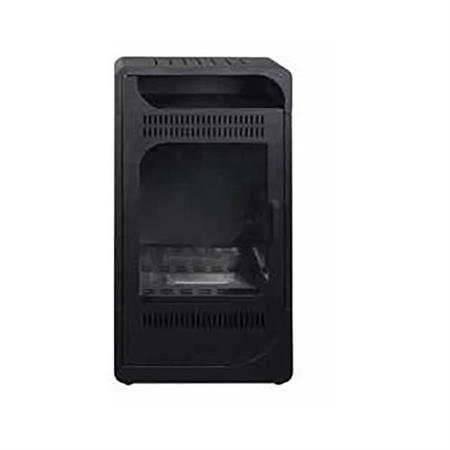 stufa a combustibile bioetanolo 3500w fiammetta ventilata nera 35mq