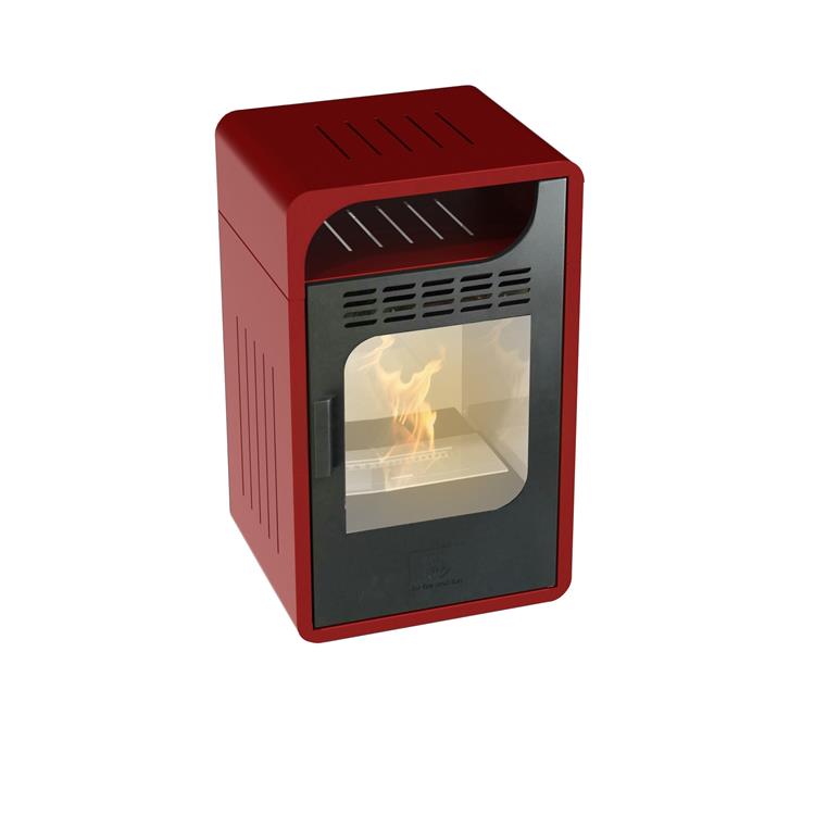 STUFA FIAMMETTA JUNIOR VENTILATA BORDEAUX