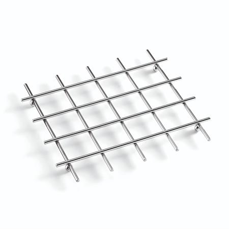 supporto porta pentola in acciaio cromato 23x26 cm