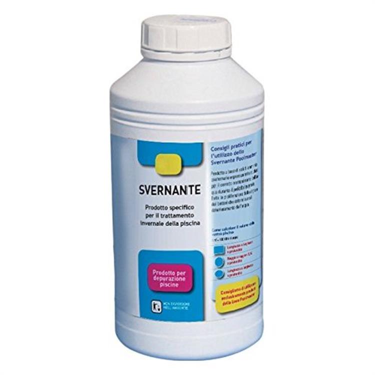 SVERNANTE PER TRATTAMENTO ACQUA PISCINA MESI INVERNALI FLACONE 1 LITRO