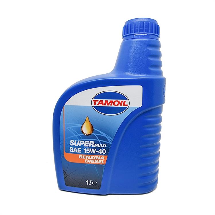 OLIO MOTORE 15W40 - TAMOIL SUPERMULTI - 1 LT - MOTORI A BENZINA E DIESEL