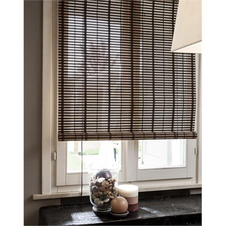 tapparella avvolgibile in bamboo verdelook africa 120x250 cm marrone scuro