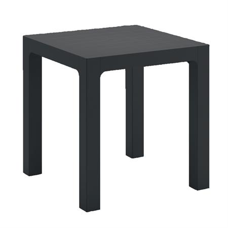 tavolo da giardino quadrato areta 70x70cm antracite