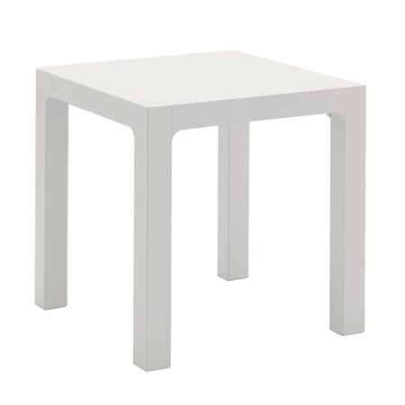 tavolo da giardino quadrato areta 70x70cm bianco