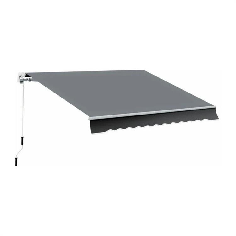 TENDA DA SOLE A BARRA QUADRA - 4X3 MT - GRIGIO ANTRACITE