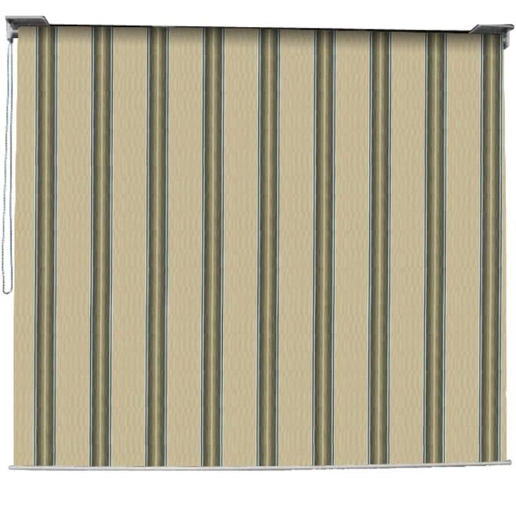 TENDA DA SOLE A CADUTA VERTICALE MYKONOS 2X2,5 MT – BEIGE E VERDE - VERDELOOK