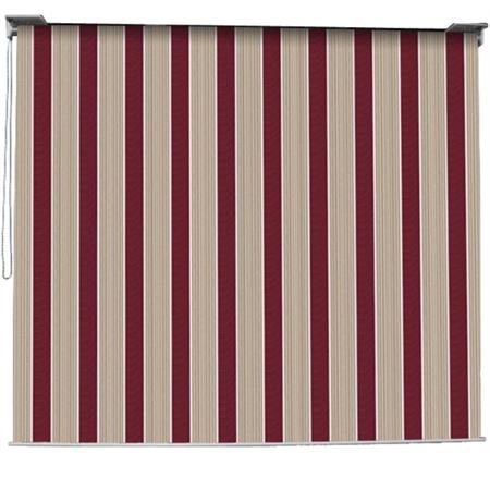 tenda da sole a caduta verticale mykonos 2x2 5 mt beige e bordeaux verdelook