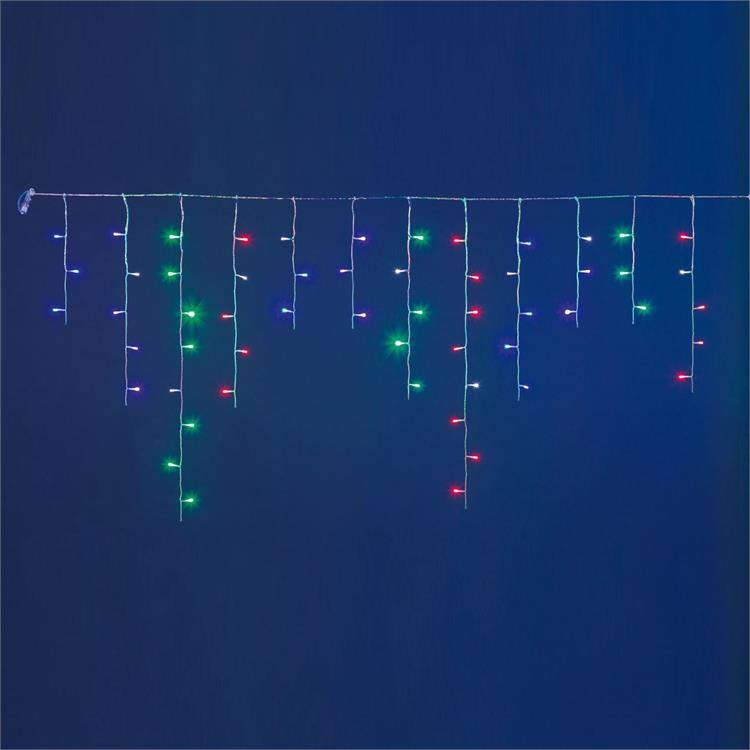 TENDA LUMINOSA WLED ICE LIGHT MULTICOLOR 768XH60 CM - 180 LED