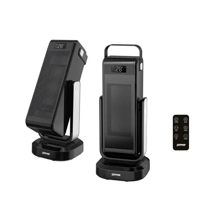 TERMOVENTILATORE ZEPHIR CERAMICO A TORRE OSCILLANTE CON TELECOMANDO 2000W