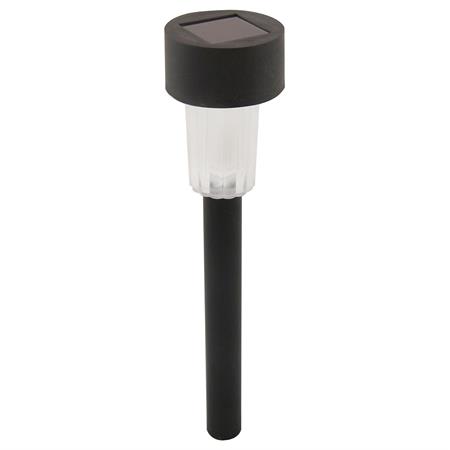 torcia solare led picchetto solare blossom nera velamp