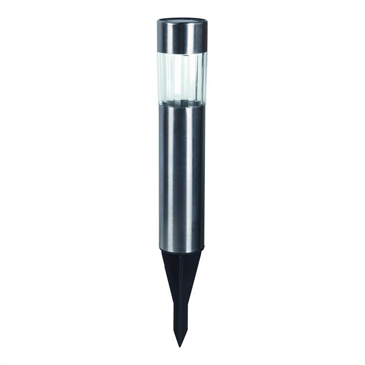 TORCIA SOLARE LED - PICCHETTO SOLARE - POLE - FINITURA ALLUMINIO