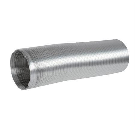 tubo per camino flessibile estendibile fino a 3 mt in alluminio diametro 100 mm