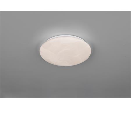 plafoniera led rotonda effetto alabastro 16w 1600 lumen diametro 28 cm umbria