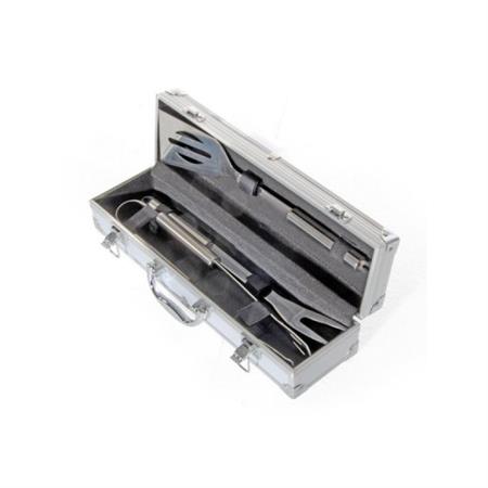 valigetta accessori barbecue acciaio inox