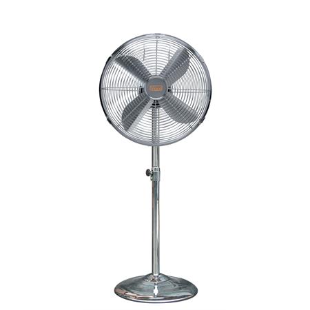 ventilatore a piantana vinco cromato 40cm