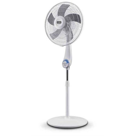 ventilatore a piantana silenzioso con telecomando 40 cm cfg quiet 40 bianco