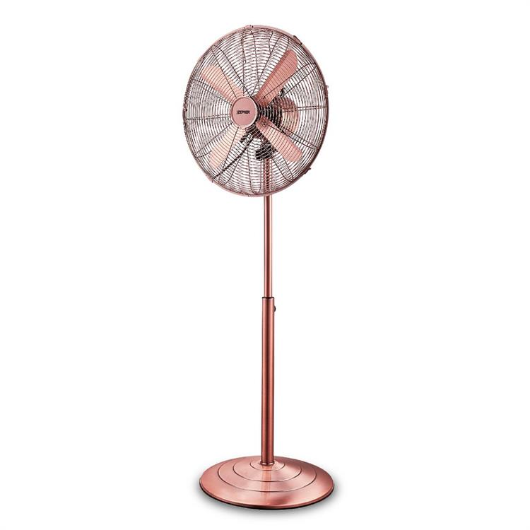 VENTILATORE VINTAGE A PIANTANA ZEPHIR 40CM IN METALLO