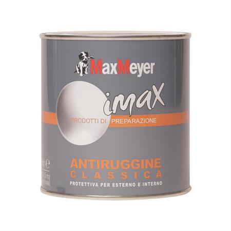 vernice antiruggine classico per ferro e ghisa rosso ossido 05 lt maxmeyer