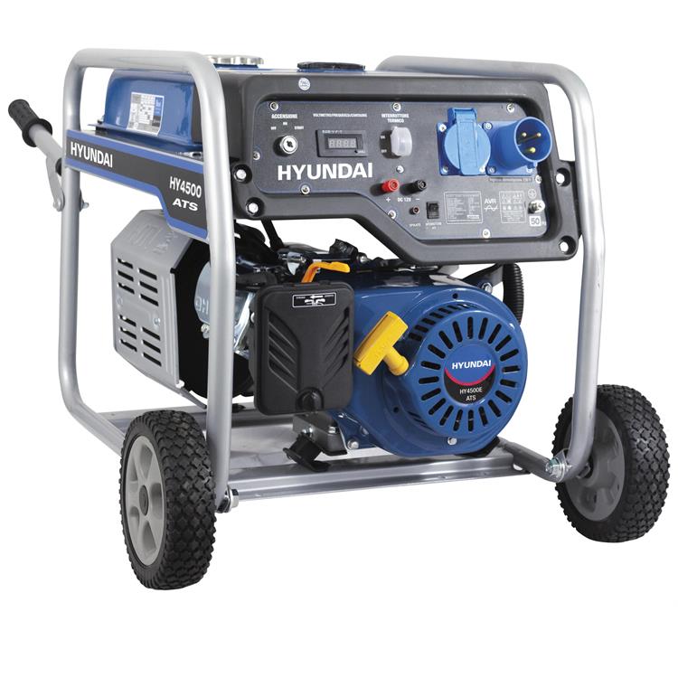GENERATORE A BENZINA 4 TEMPI 7,5HP 3,8KW HY4500E-ATS