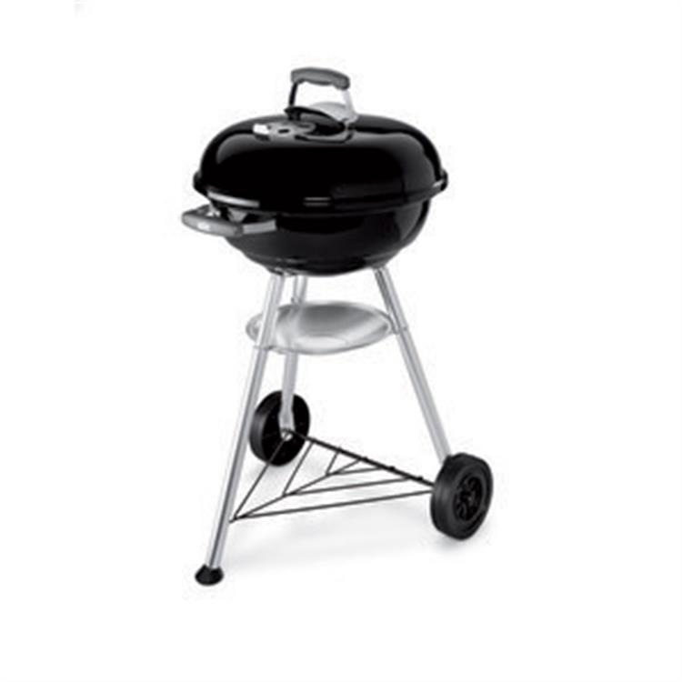 WEBER KETTLE 47 BARBECUE A CARBONE CON RUOTE 47 CM